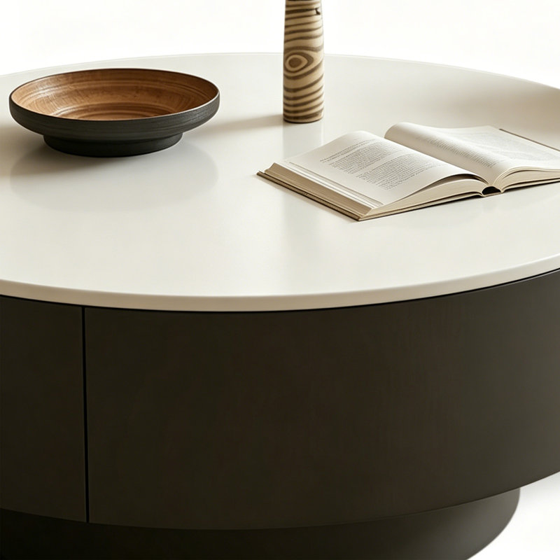 Ladino, H 13 po x l 31,49 po x l 31,49 po, Solid Colour, Noir / blanc