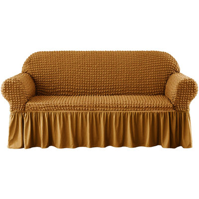 Polyester Blend Box Cushion Sofa Slipcover