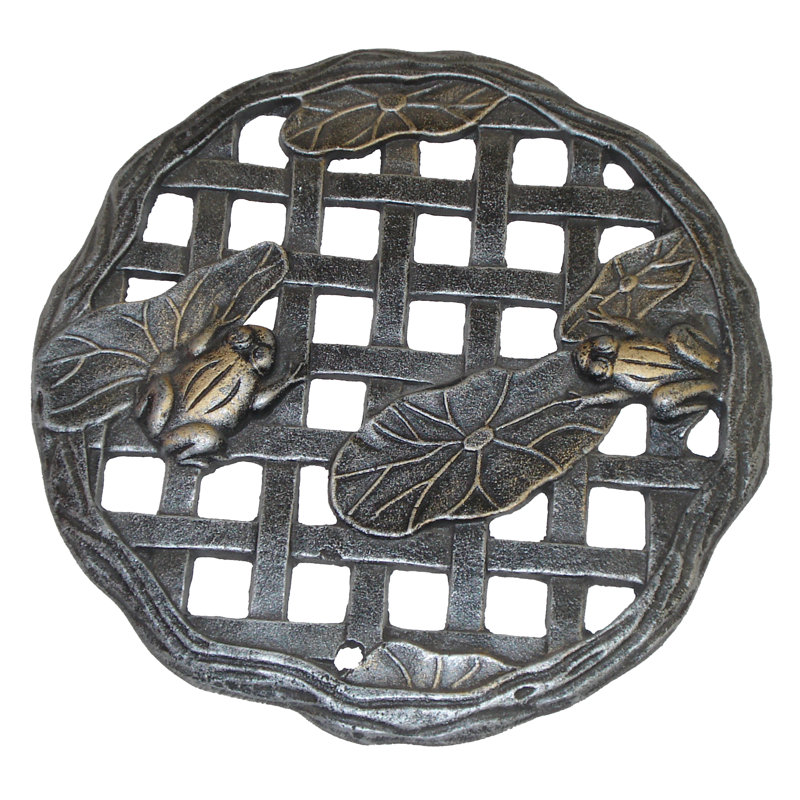 Ditmas Animals Stepping Stone, Antique Pewter