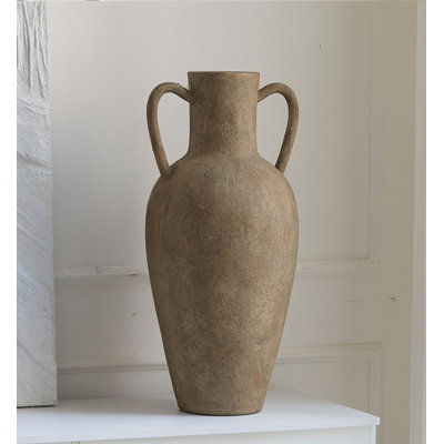 Wabi Sabi Distressed Amphora Ceramic Vase