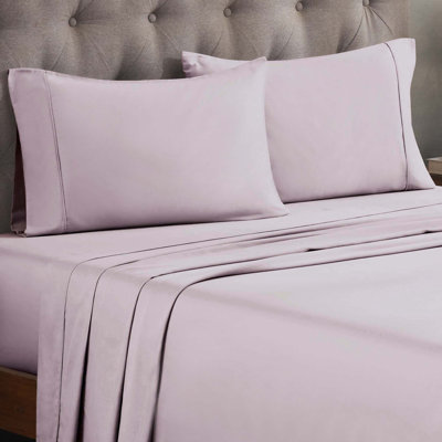300 Thread Count Certified Egyptian Cotton Blend Solid Deep Pocket Bed Sheet Set