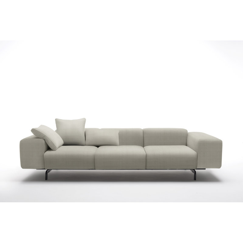 Largo Sofa, 116in. - 3 Seater Sofa, Gubbio Pink Cotton Blend