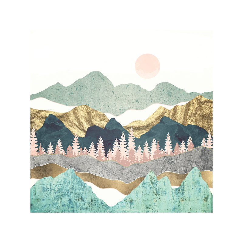 Summer Vista by SpaceFrog Designs - No Frame Giclee Art Print on Canvas, 66.04 cm H x 66.04 cm W x 3.175 cm D