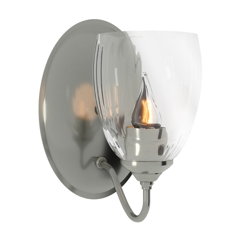 Simple Lines 1 - Light Armed Sconce, Sterling