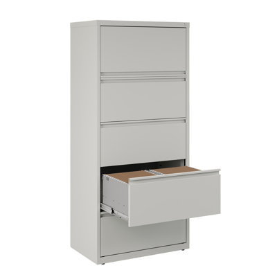 30'' Wide 5 -Drawer Steel File Cabinet