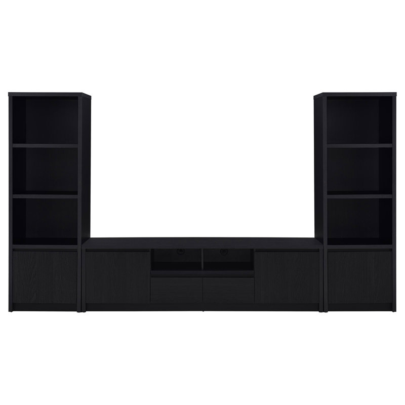 Meuble audio-vidéo 3 pièces Sloat, H 70,75 po x L 125 po x l 15,5 po