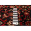 Tapis noir fait à la main de conception unique 3 pi 3 po x 9 pi 3 po Andelz