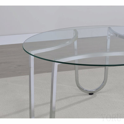 Table d'appoint chromée