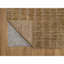 2'6"x12' Camel Brown, Vertical Stripes Design with Salt and Pepper Effect, Hand Loomed, Undyed Natural Wool, Runner, Oriental Rug