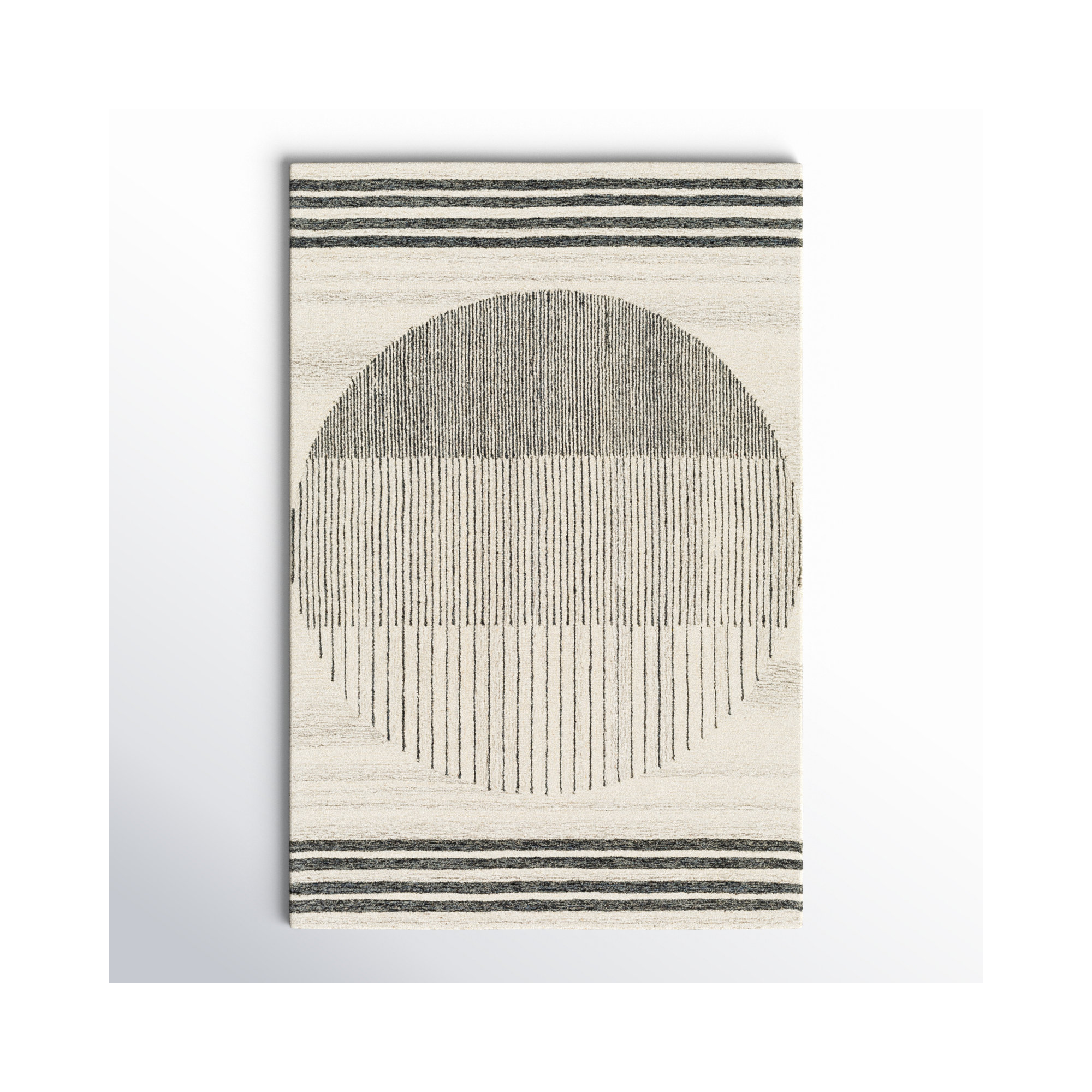 Uptown Handmade Wool Rug, Rectangle 2' x 3'