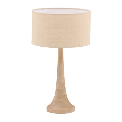 Lampe de table en bois massif Charlene