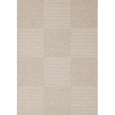 Penny-May Beige Checkered Area Rug