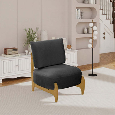 Chaise d'appoint rembourrée