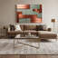 Minimalisme, art mural gris sur toile 65-208750593