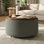 Table basse ronde avec rangement Verve