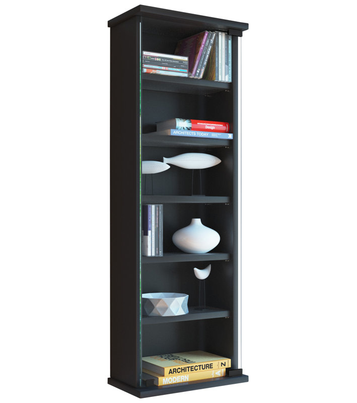 91 cm H Multimedia Storage, Black
