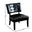 Chaise en similicuir brun avec assise surdimensionnée et structure contemporaine en bois franc séché au four-2103642411
