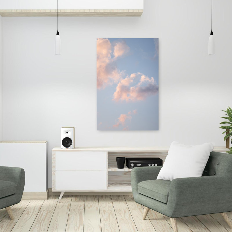 Art contemporain, paysage abstrait, paysage côtier, H 36 po x l 24 po