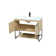Golub 40'' Single Bathroom Vanity with Engineered Marble Top