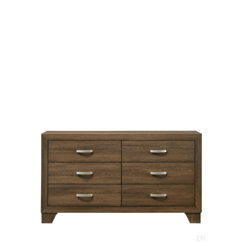 Commode à finition chêne Miquell
