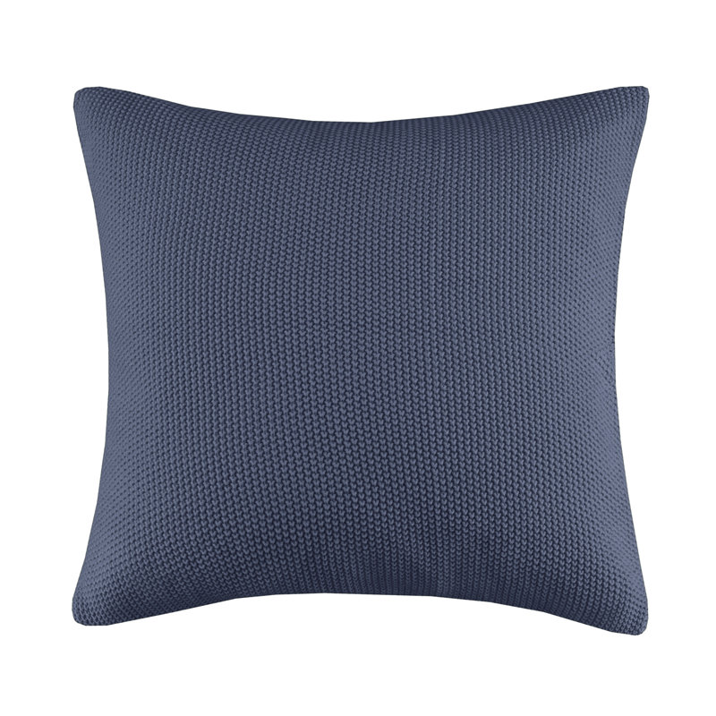 Taie décorative Tino, 20 po X 20 po, Indigo