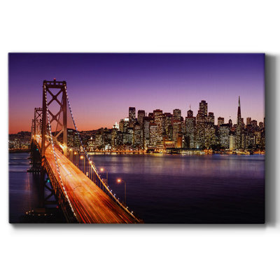 Bay Bridge At Sunset - San Francisco " Bay Bridge At Sunset - San Francisco "