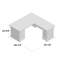 Bureau en L Walworth-122926273