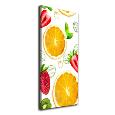 Fruits - Wrapped Canvas Print