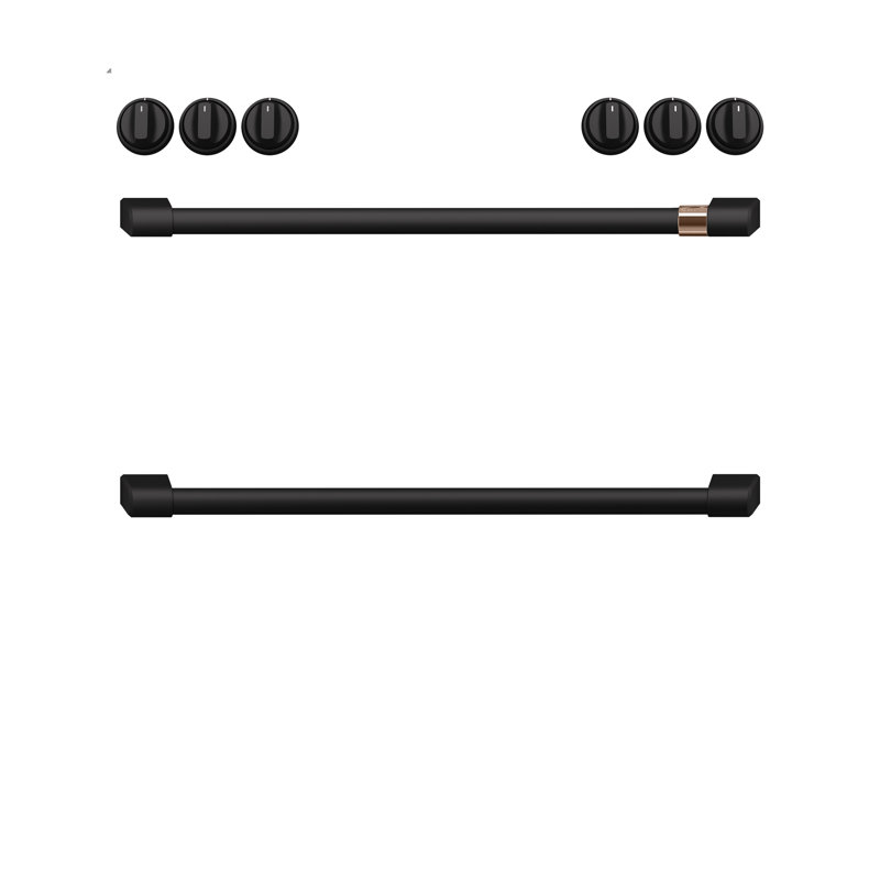 Front Control Electric Range Handle Kit, Brushed Stainless