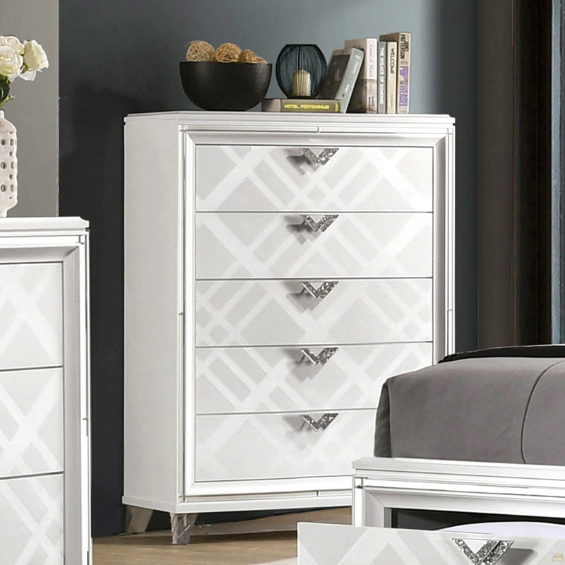 Pieds de commode en acrylique 1Pc, Blanc