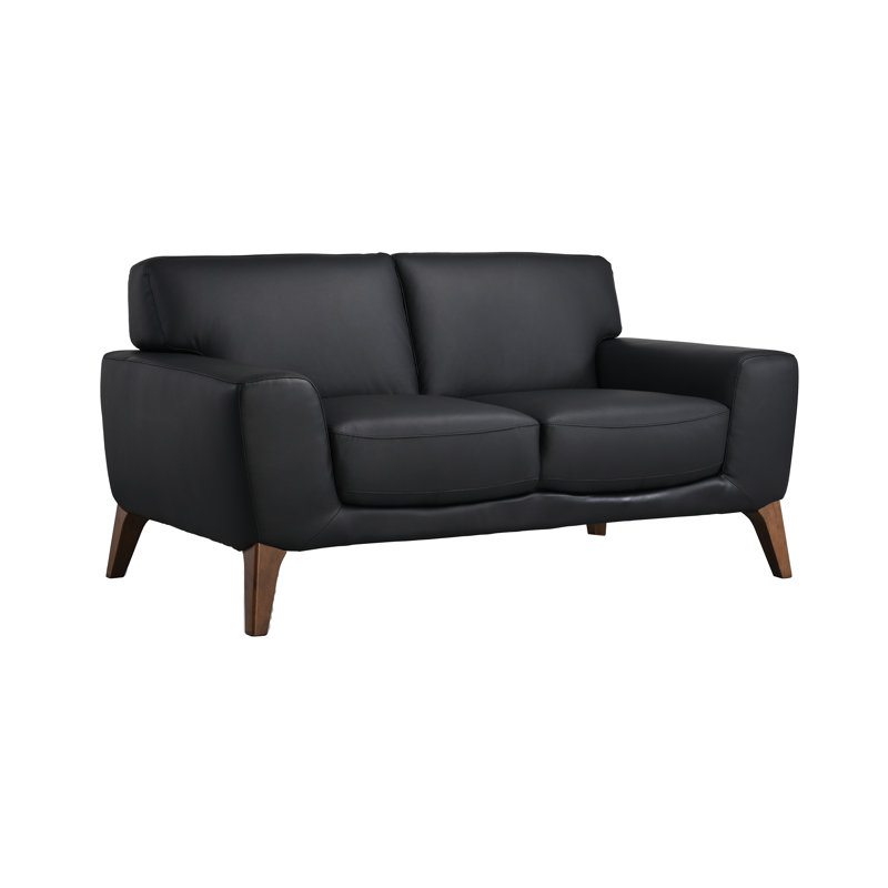 Causeuse en cuir 62 po