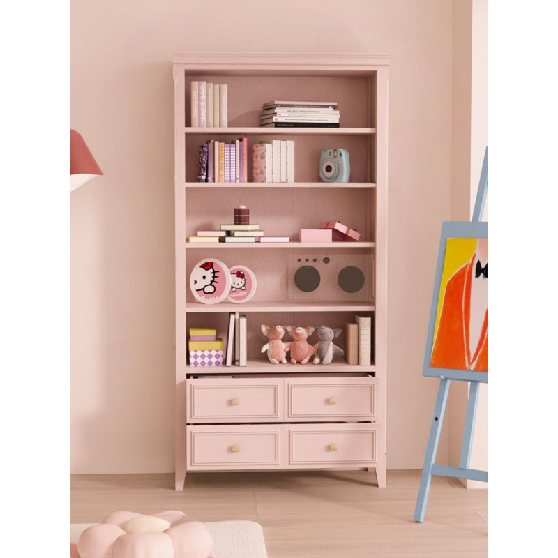 Vitrine française rétro et simple rose