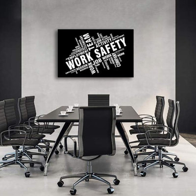 Motivation Motif moderne Home Decor - Décoration inspirante pour bureau encadrée prête à être accrochée