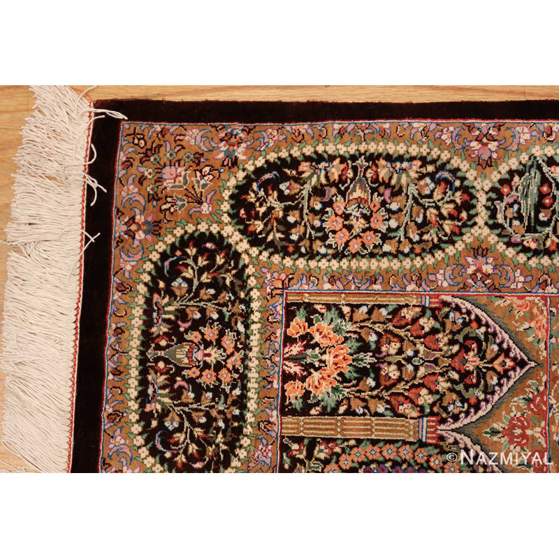 Persian Silk Oriental Area Rug