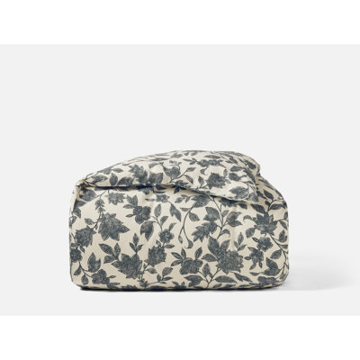 Ophelia Print Duvet Cover Full/Queen Midnight Indigo