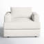 Chaise et demi rembourrée Cayden-86857751