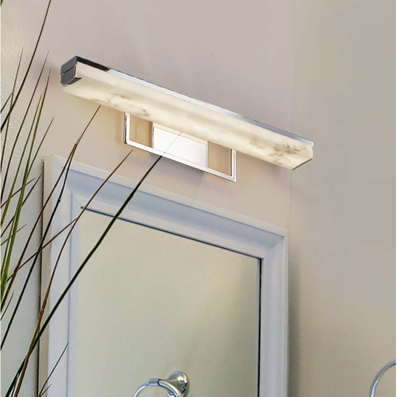 Leith Dimmable LED Vanity Light, Cream, Matte Black