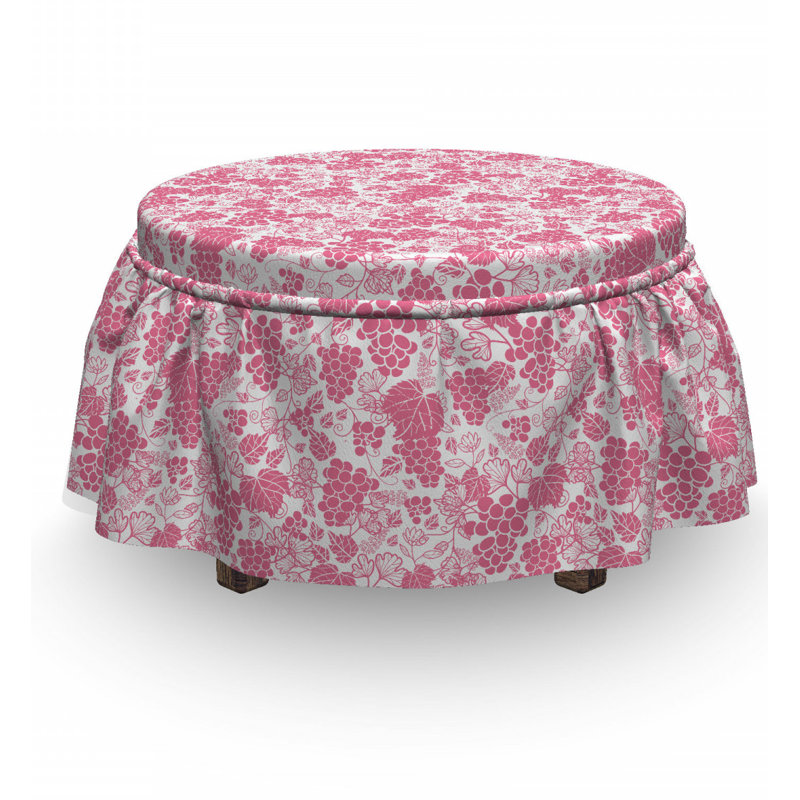 Housse pour repose-pieds à coussins carrés, Motif 3