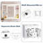 Meuble-lavabo de 36 po avec lavabo supérieur, armoire à miroir, armoire de rangement moderne avec 2 portes à fermeture douce, meuble-lavabo simple-126271414