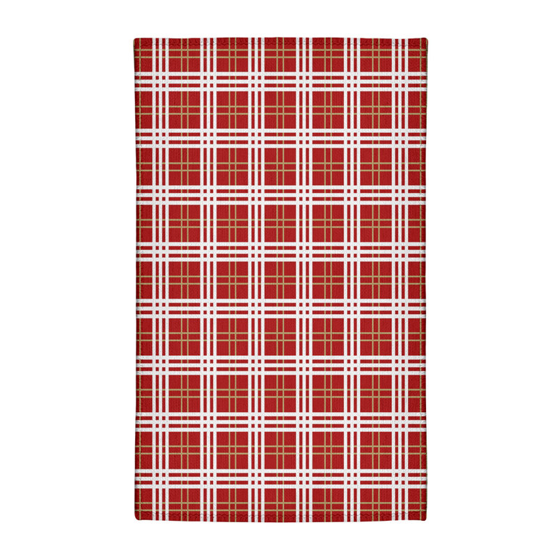 Tapis rouge à carreaux, Rectangle 5 pi x 7 pi