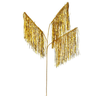 36" Tinsel Icicle 3-Tip Spray 3/Pack