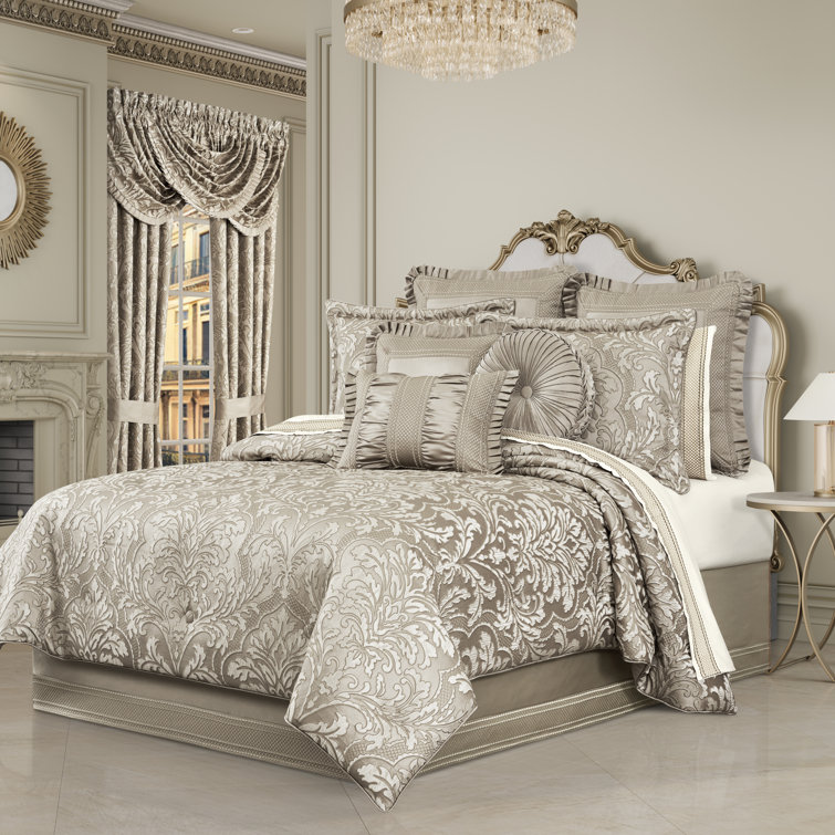 Brunello King 4Pc. Comforter Set Flax
