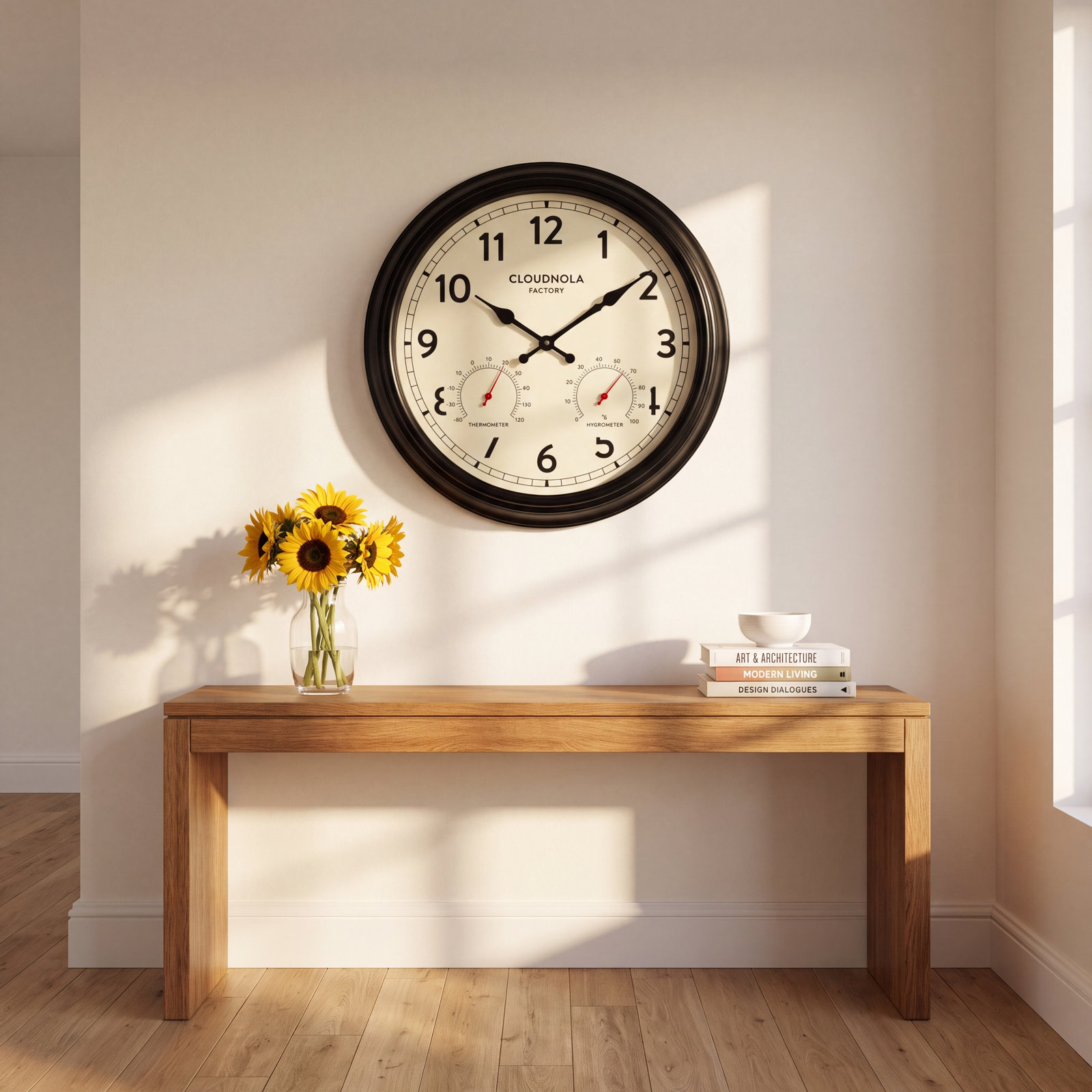 12'' Metal Wall Clock