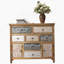 Commode d'appoint en bois avec 7 tiroirs et 2 armoires pour le salon, la chambre à coucher et le vestibule