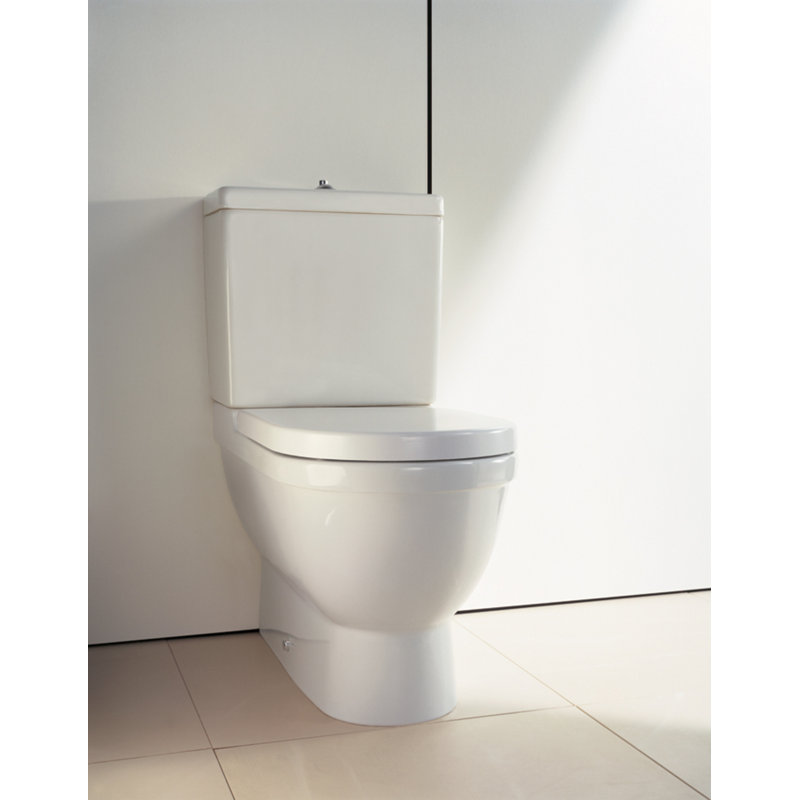 Cuvette de toilette allongée à double chasse (siège non inclus) Starck 3