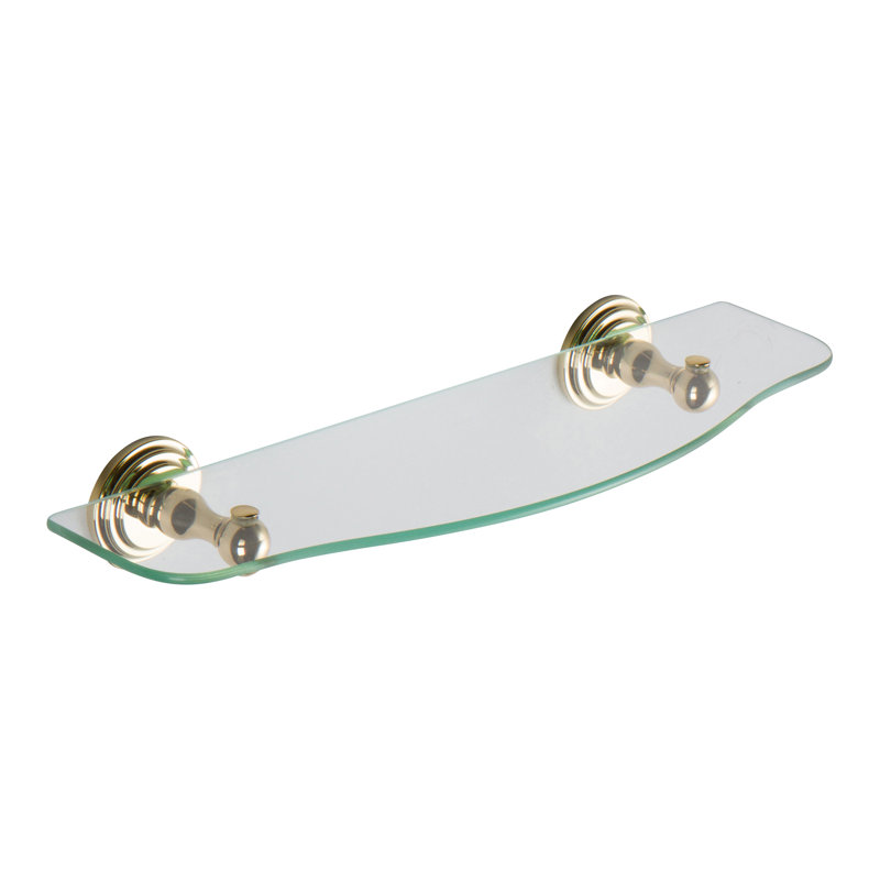 Chelsea Accent Shelf, Polished Chrome, 2.6" H x 24" W x 5.5" D