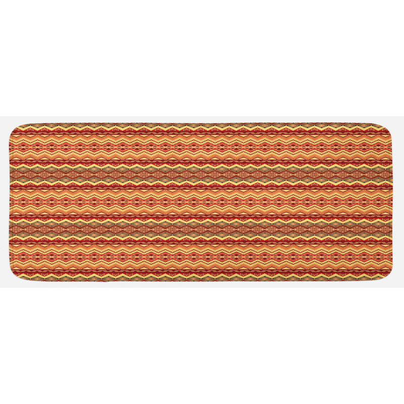 Tapis de cuisine abstrait