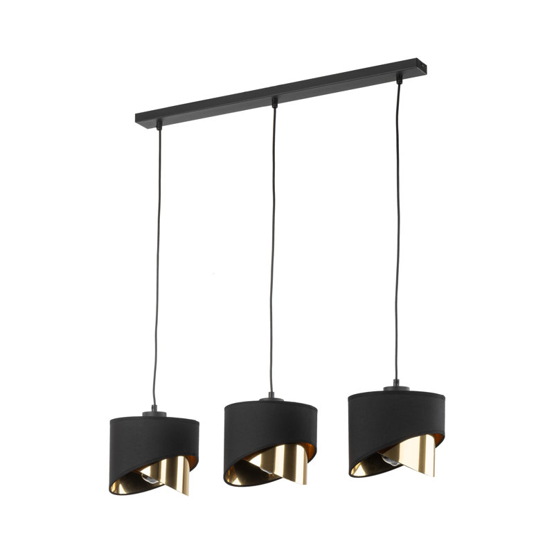 Aniqua 3 - Light Stainless Steel Kitchen Island Pendant