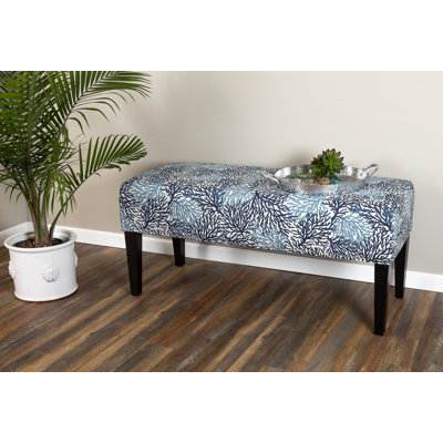 Lincoln Polyester Blend Upholstered Bench