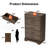 Zaneta 5-Drawer Manufactured Wood Storage Chest-1518146396